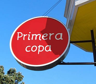 La primera copa de vino