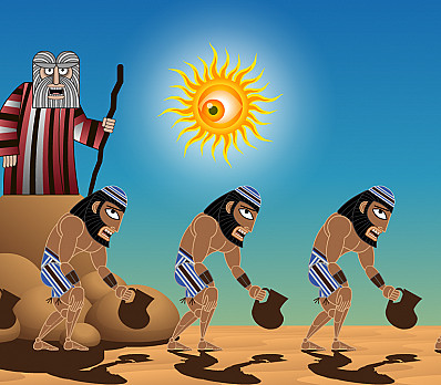 Moses See the Hebrews