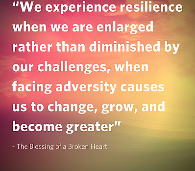 We experience resilience...
