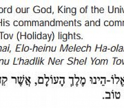 Lighting the Candles