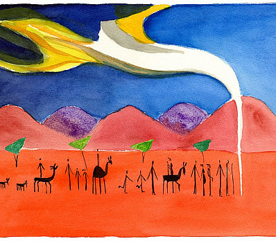 Passover art by Avner Moriah