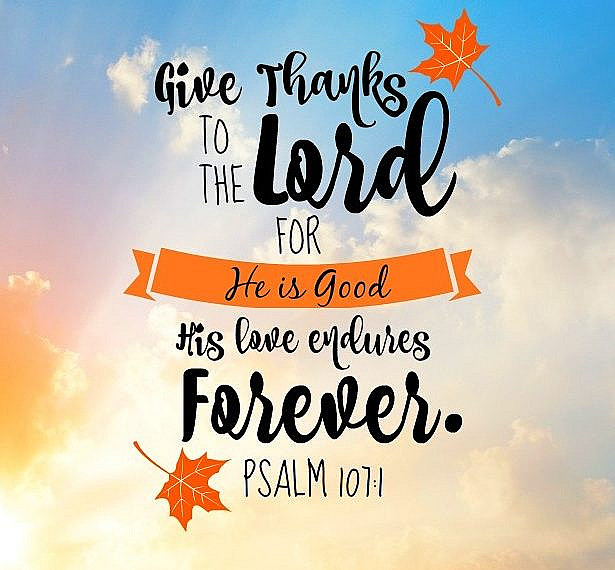 Give thanks to God