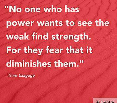 the weak find strength