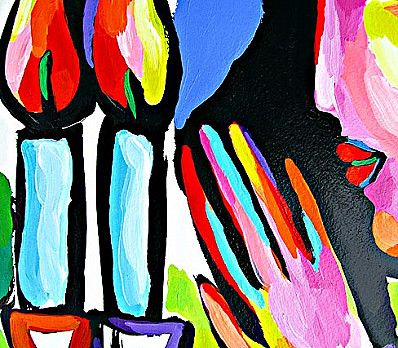 Shabbat Lights  by artist Martina Shapiro