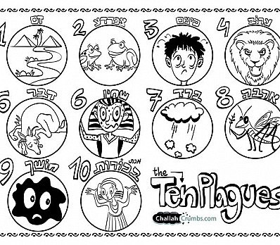 Kid Coloring 10 Plagues