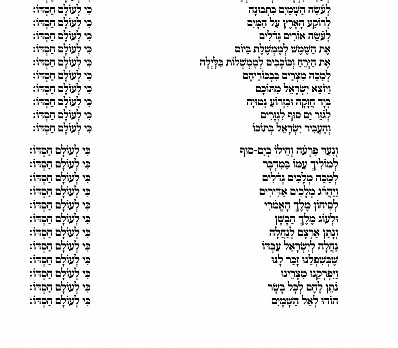 Hallel in Hebrew - page 3