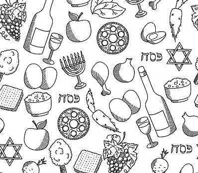 Passover Coloring Page