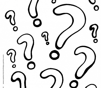 Four Questions Coloring Page