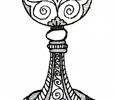 Wine Cup Coloring Page