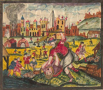 Life was hard in egypt as slaves Illuminated Manuscript