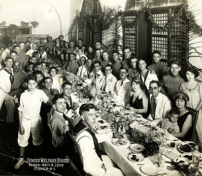 Passover Seder in Manila, Philippines, 1925