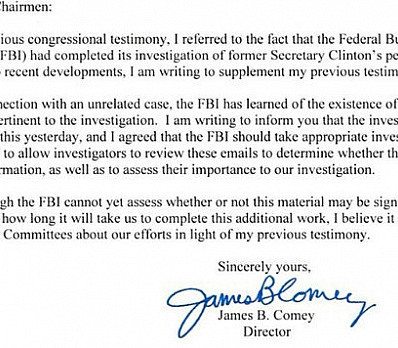 The Comey Letter