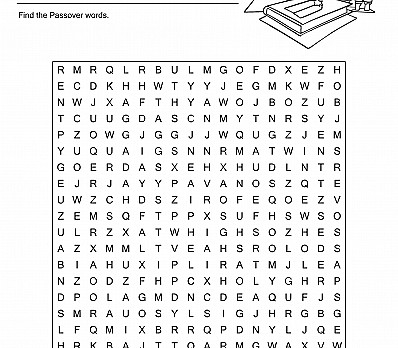 Passover Wordsearch