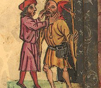 The child who does not know how to ask Illuminated Manuscript