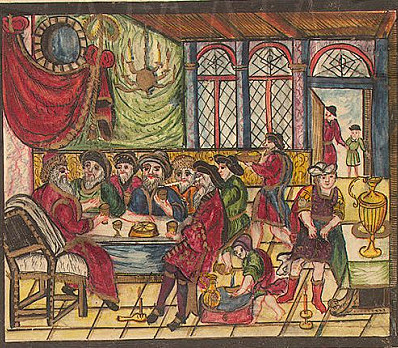 The all night seder Illuminated Manuscript