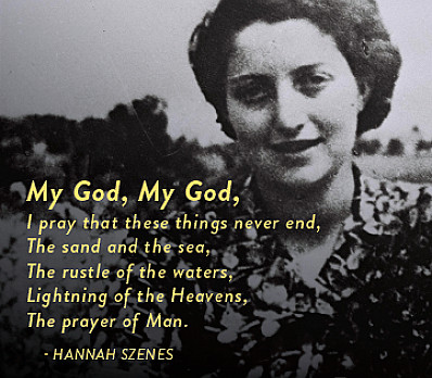 Hannah Szenes Quote (Eli, Eli)