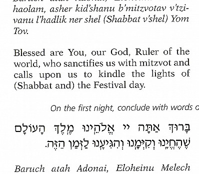 Lighting the Candles