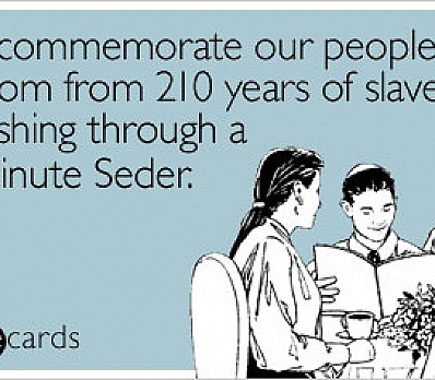 Welcome to the New Seder!