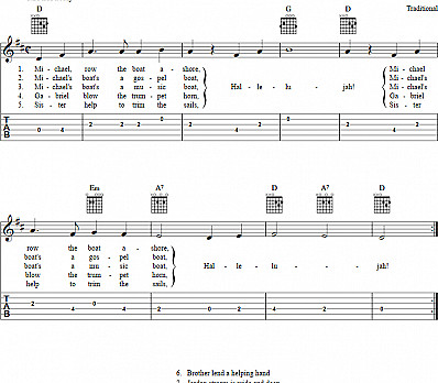 Michael Row the Boat Ashore 