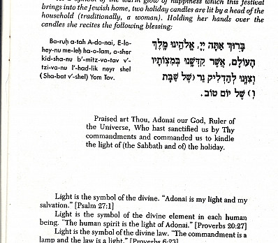 Lighting the Holiday Candles