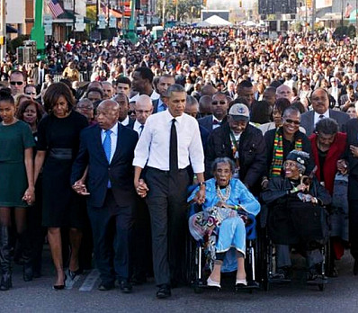 From Remarks by the President at the 50th Anniversary of the Selma to Montgomery Marches