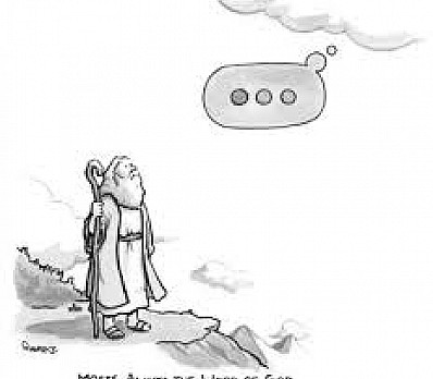 Moses waits for an answer