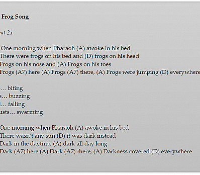 The Frog Song