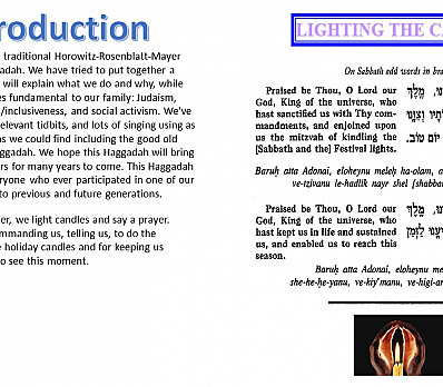 Intro and Candle Lighting