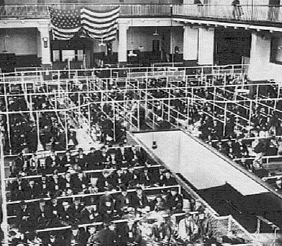 At Ellis Island