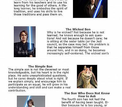 4 Sons According to Star Wars