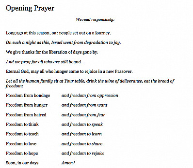 Opening Prayer