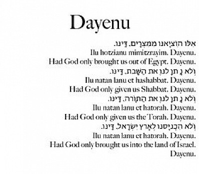 Dayenu Song