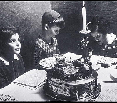 Seder at Beith Ahawah Orphanage - 1938