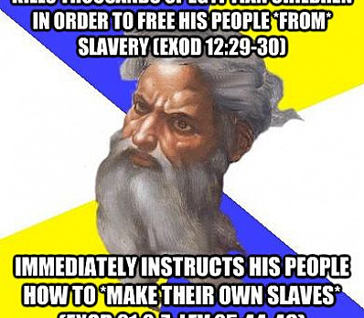Slaves = a Paradox of the Bible