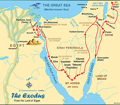 Exodus Map