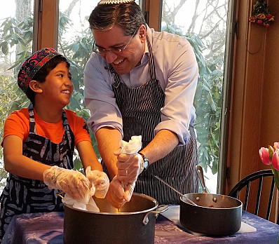 A Special Father-Son Duo and Their Unique Indian Charoset