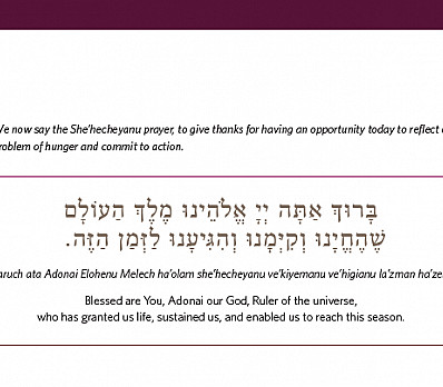 She’hecheyanu prayer