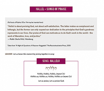 HALLEL – SONGS OF PRAISE
