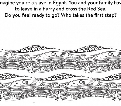 Crossing The Red Sea Coloring