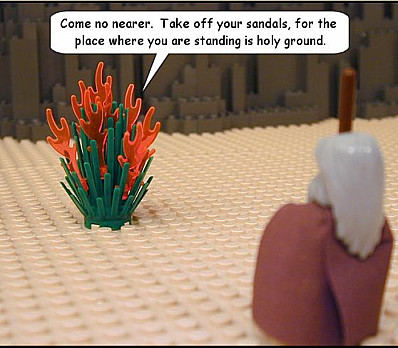 Moses Finds the Burning Bush