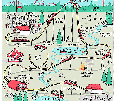 Illustration - Story Coaster