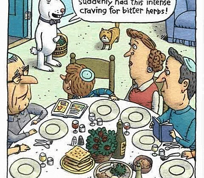 Easter Bunny Likes Maror