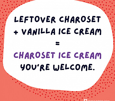 Charoset Ice Cream