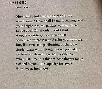 "Lovesong" by Marilyn Nelson