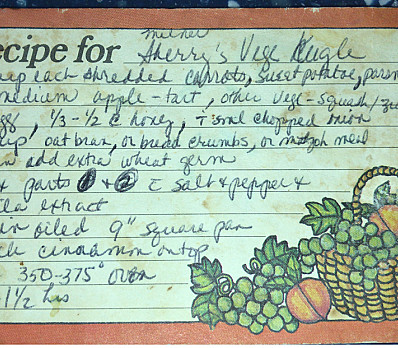 Dee and Sherry's Kugel Recipe