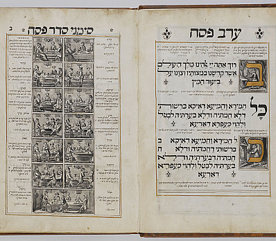 Passover Haggadah, Amsterdam, 1741, NLI