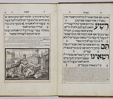 Three Sons, Passaover Haggadah, Amsterdam, 1741, NLI