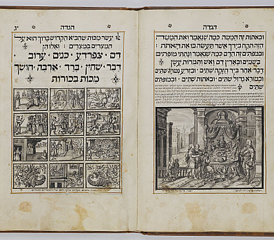 10 Plagues, Passover Haggadah, Amsterdam, 1741, NLI
