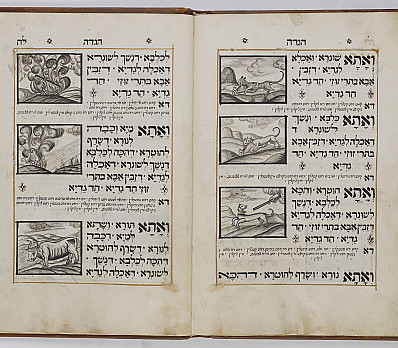 Had Gadya, Passover Haggadah, Amsterdam, 1741, NLI