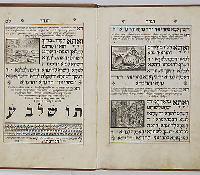 Had Gadya, Passover Haggadah, Amsterdam, 1741, NLI